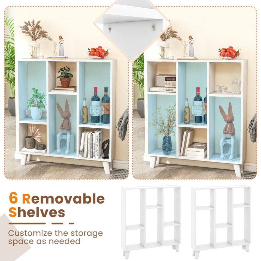 6 Removable Shelves  
Customize the storage space as needed
