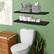Alt View 2. Sorbus - Sorbus 2 Pack 35" Solid Wood Floating Shelves - for Bathroom Decor, Books, Bedroom & Living Room - Black.