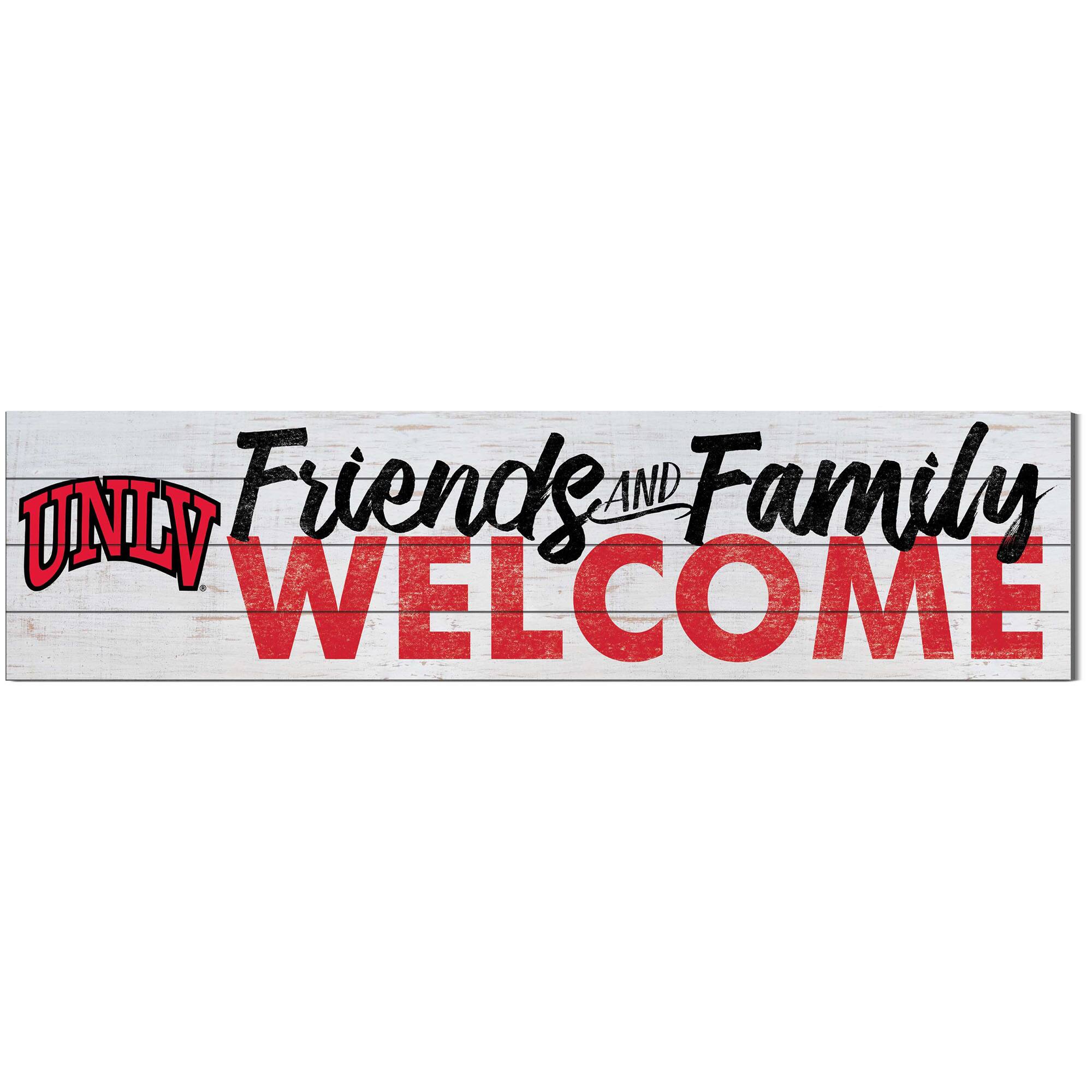 UNLV Rebels 10'' x 40'' Friends & Family Welcome Sign