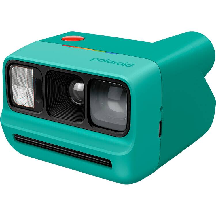 Alt View 4. Polaroid - Polaroid Go Generation 3 Teal Camera + Camera Bag + Cleaning Cloth.