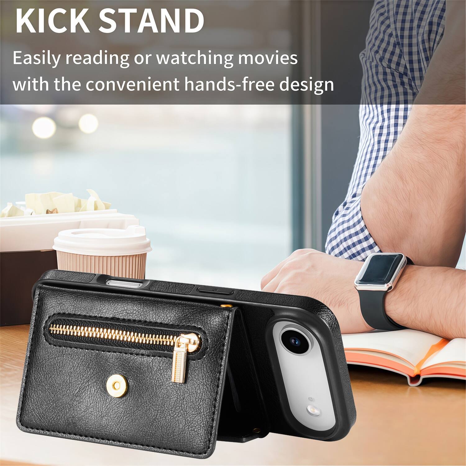 KICK STAND

Easily reading or watching movies with the convenient hands-free design
