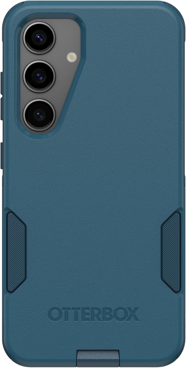 Left. OtterBox - OtterBox - Commuter Series Hard Shell for Samsung Galaxy S24 - Dont Be Blue.