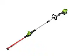 Greenworks - 80V 20” Brushless Pole Hedge Trimmer with 2.0 Ah Battery and Charger