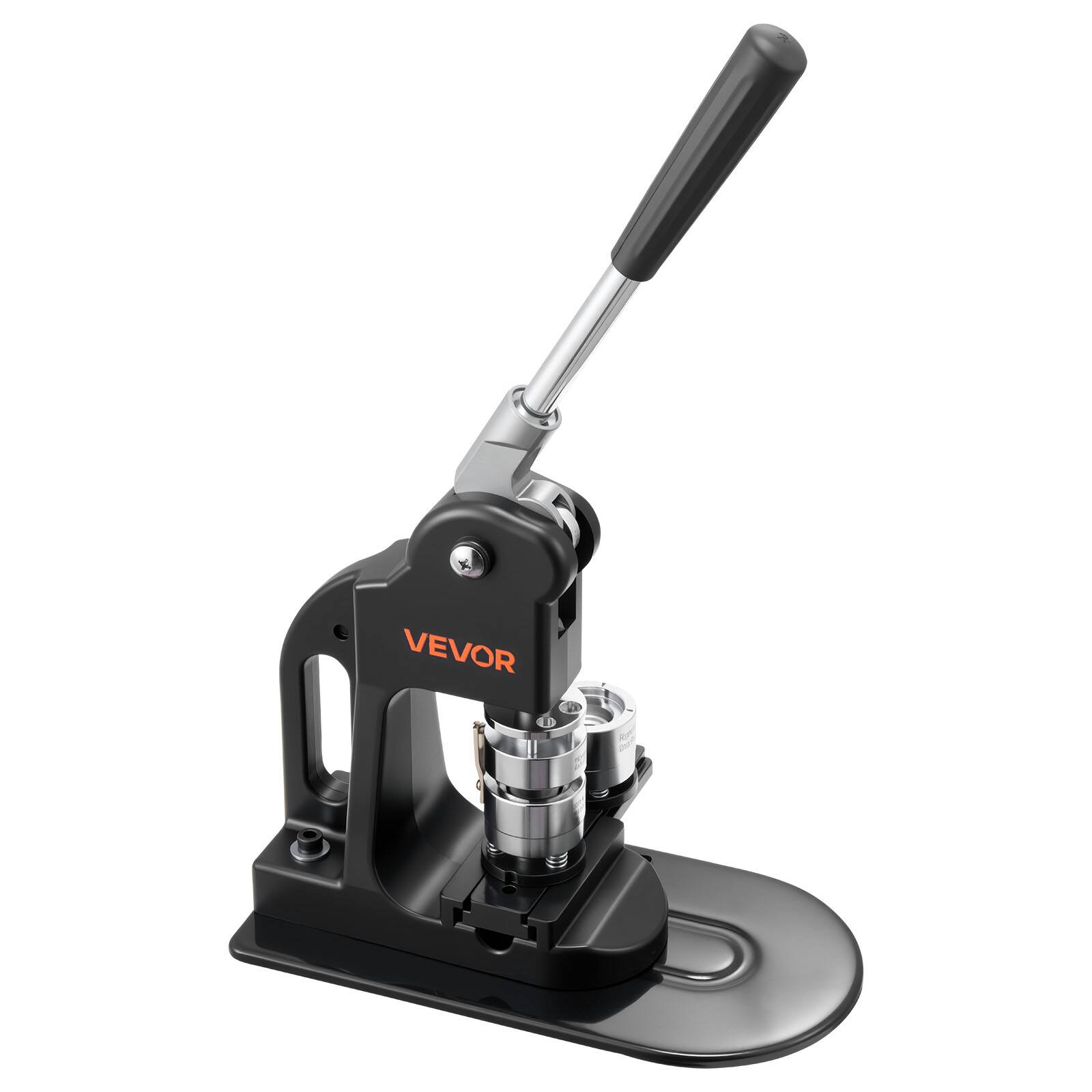 Alt View 5. VEVOR - Button Maker Machine, 1 in, Pin Maker Machine with 500pcs Button Parts, Circle Cutter, Hex Wrenches and Magic Book - Black.