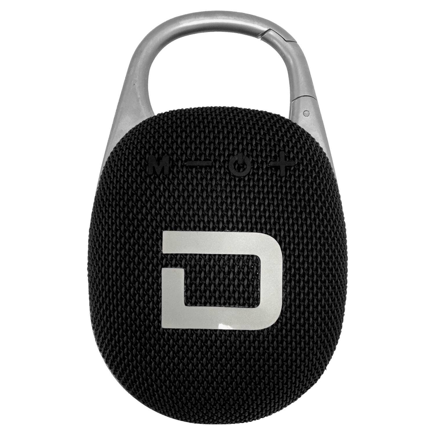 Angle. Dolphin - Dolphin Audio Clp-500blk Clp-500 Portable Waterproof Bluetooth Clip Speaker (black) - Black.