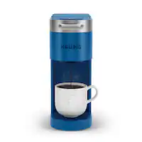 Keurig - K-Slim Single-Serve K-Cup Pod Coffee Maker - Blue - Front_Zoom