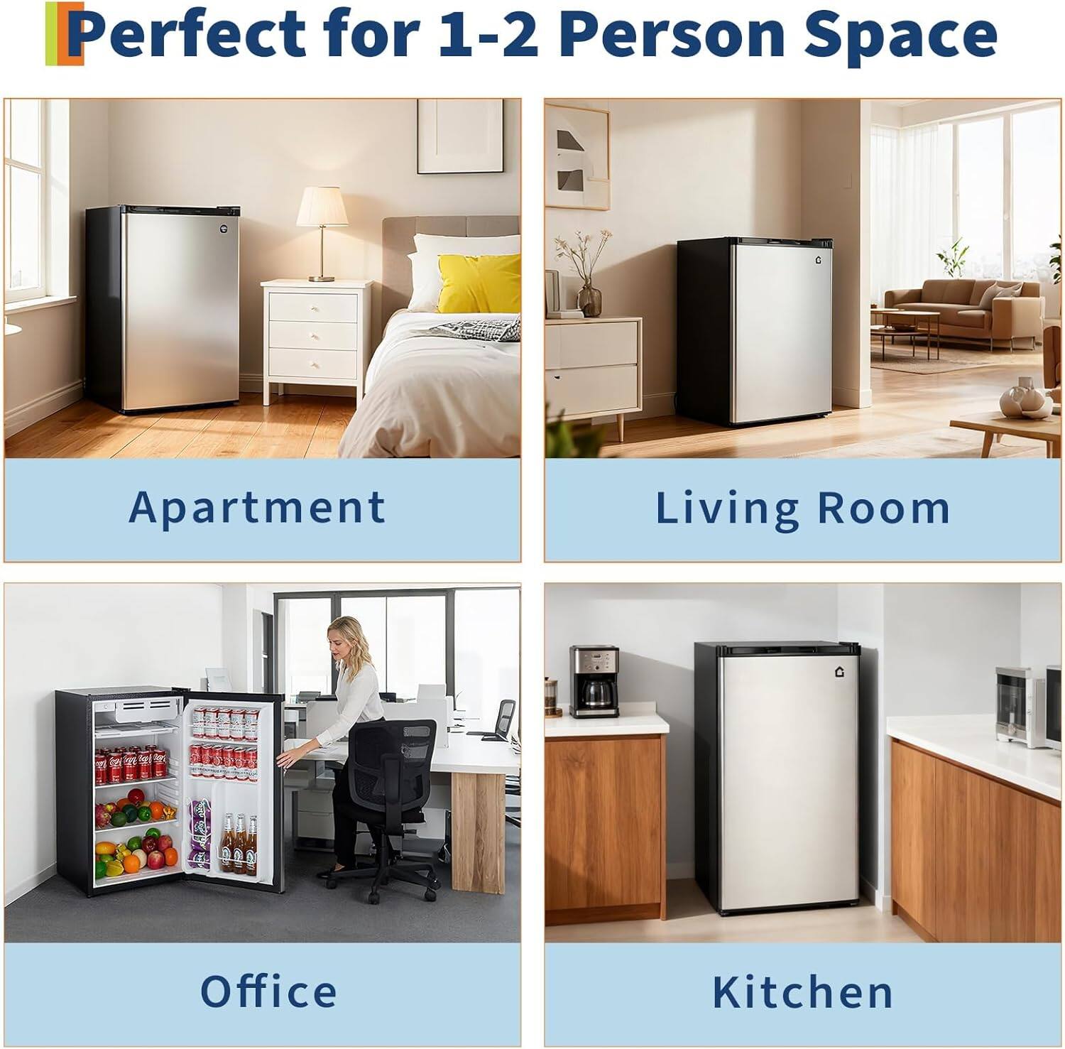 Perfect for 1-2 Person Space

Apartment

Living Room

Office

Kitchen