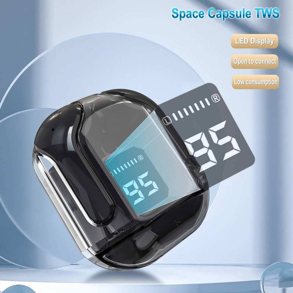 Space Capsule TWS  
LED Display  
Open to connect  
Low consumption  
L 85