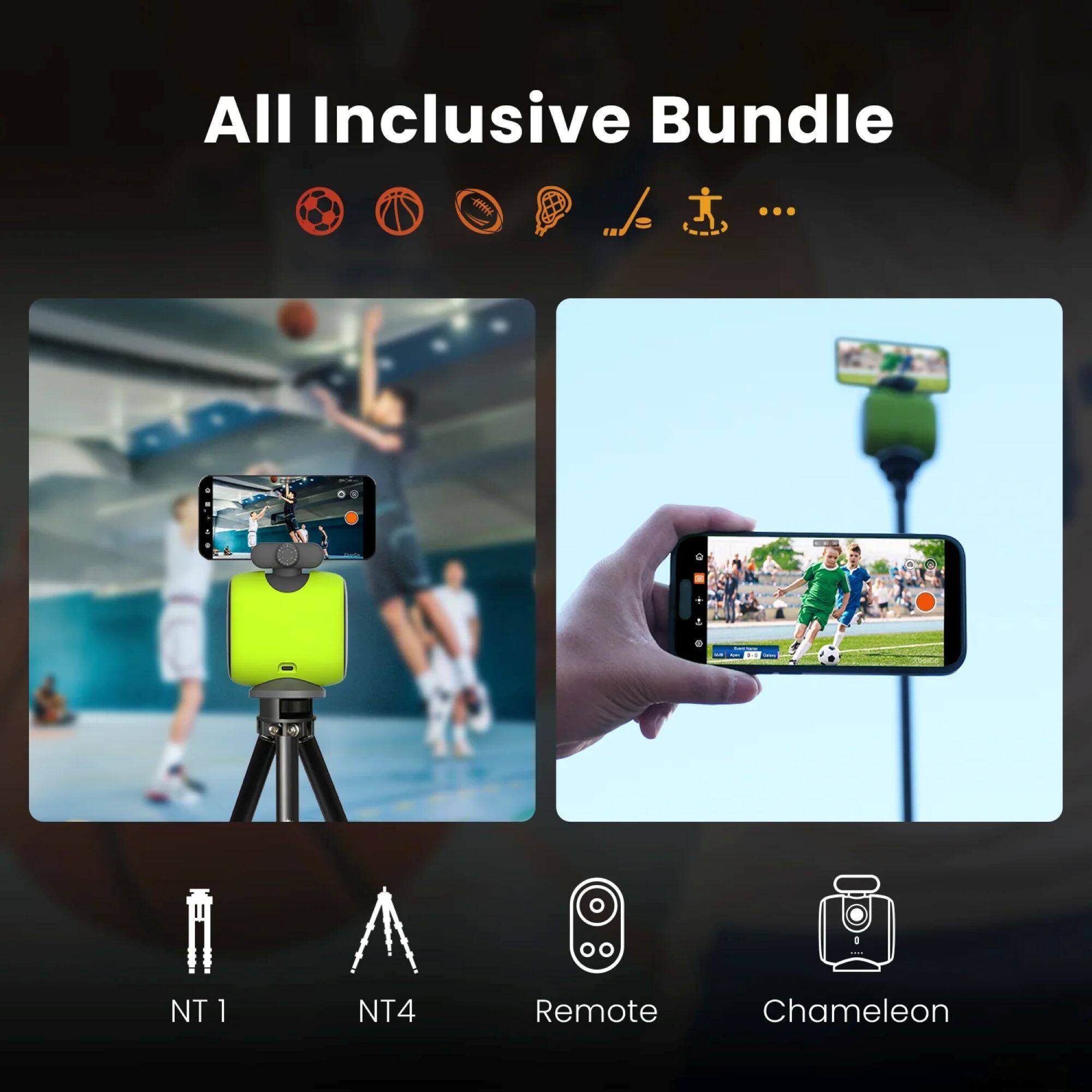 All Inclusive Bundle

- NT 1
- NT4
- Remote
- Chameleon