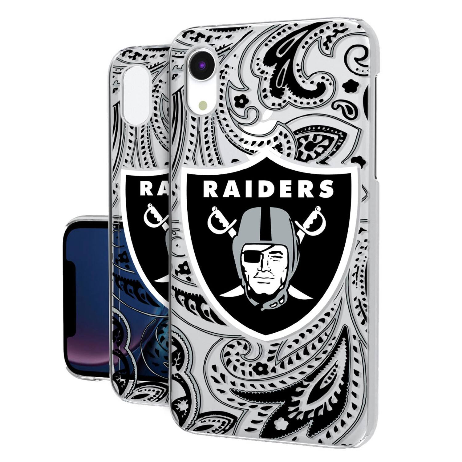 Keyscaper - NFL - Las Vegas Raiders iPhone Clear Paisley Design Case - 15 Plus - Multicolor price history on PriceWatchPro