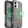 OtterBox - Commuter Series Hard Shell for MagSafe for Apple iPhone 16 - Pompeii Grey (Grey/Black)