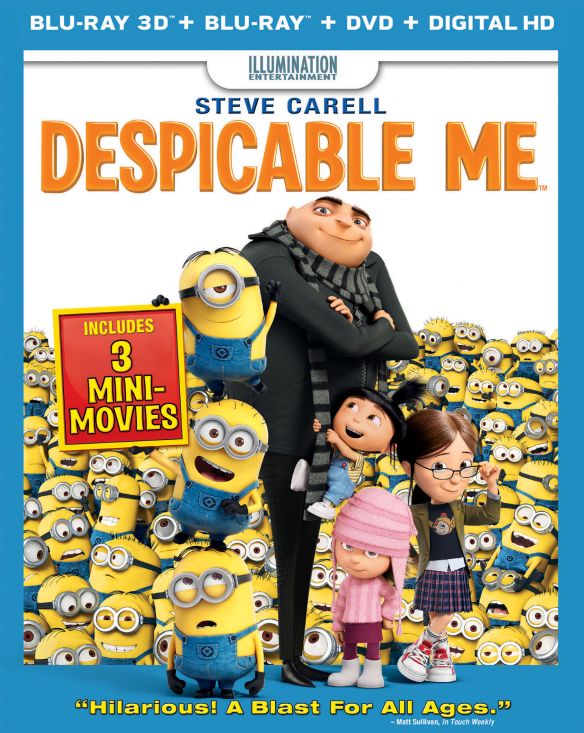 Despicable Me [3 Discs] [Includes Digital Copy] [Blu-ray/DVD] [2010]