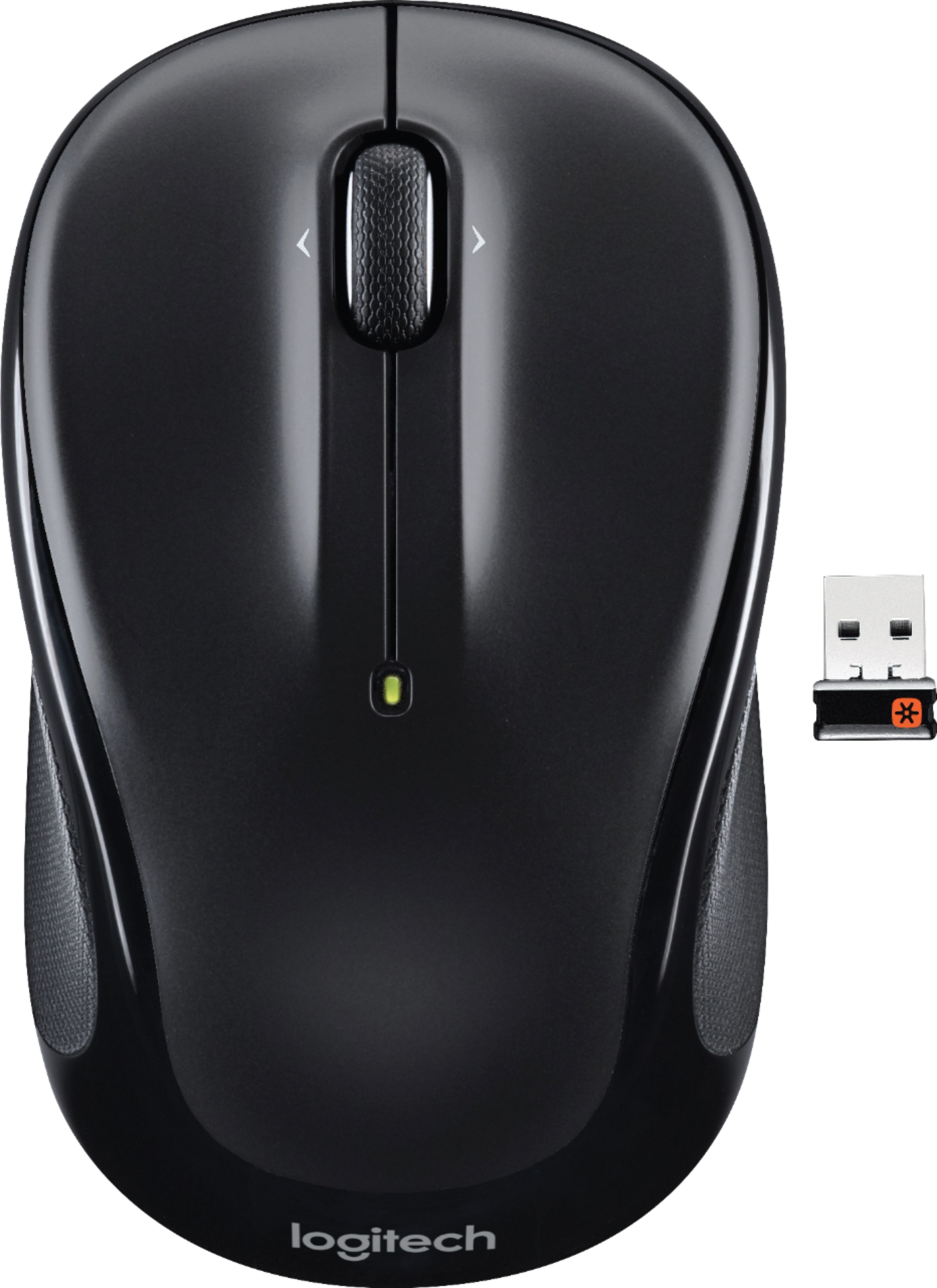 Logitech - M325 Wireless Optical Mouse with Ambidextrous design - Black