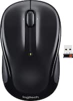 Logitech - M325 Wireless Optical Mouse - Black - Front_Zoom