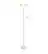 Front Zoom. Elegant Designs - 2 Light Mother Daughter Floor Lamp - White Marble Glass.