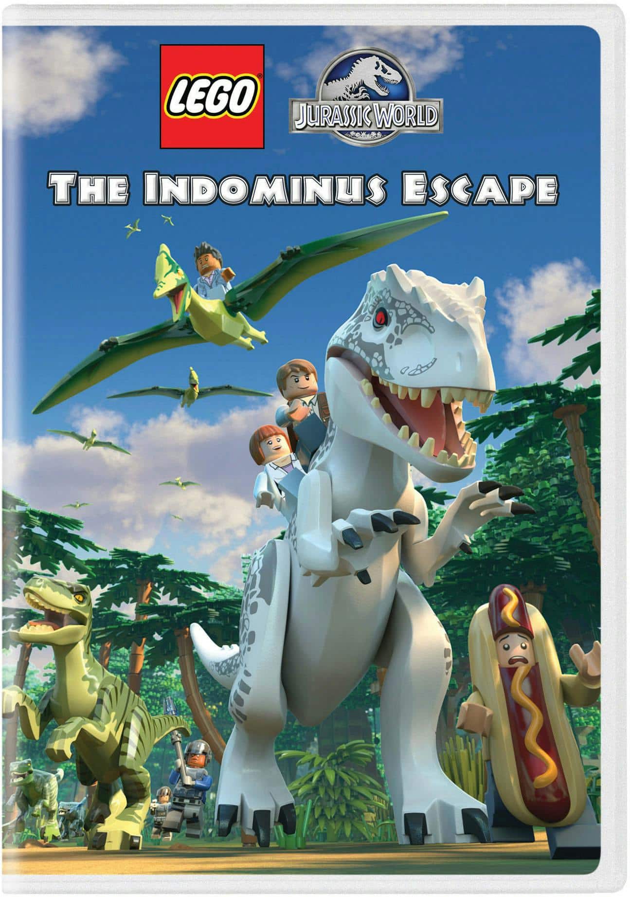 Front. LEGO Jurassic World: The Indominus Escape [DVD].