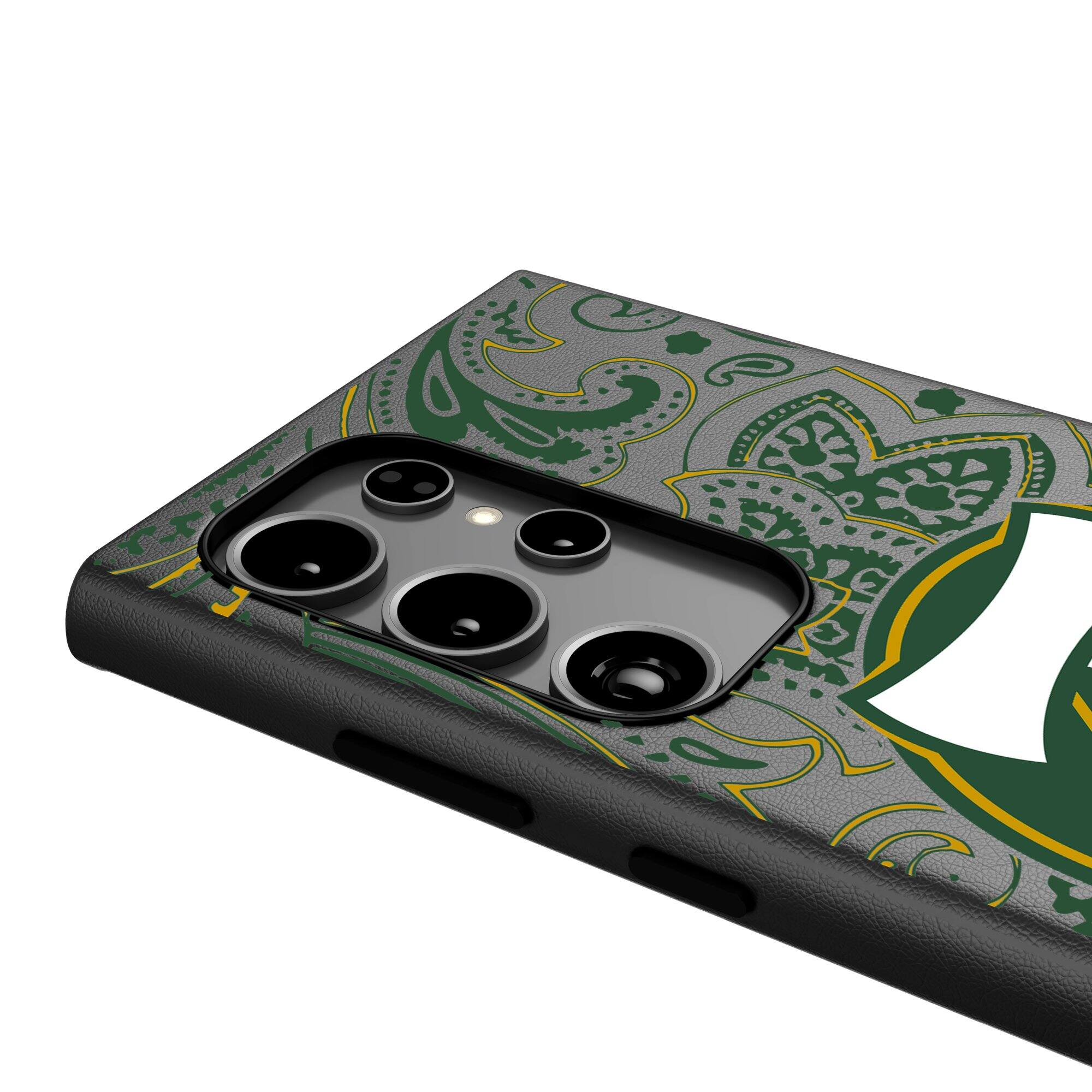 Alt View 3. Keyscaper - Black Portland Timbers Galaxy Magnetic Bump Case - S24 - Black.