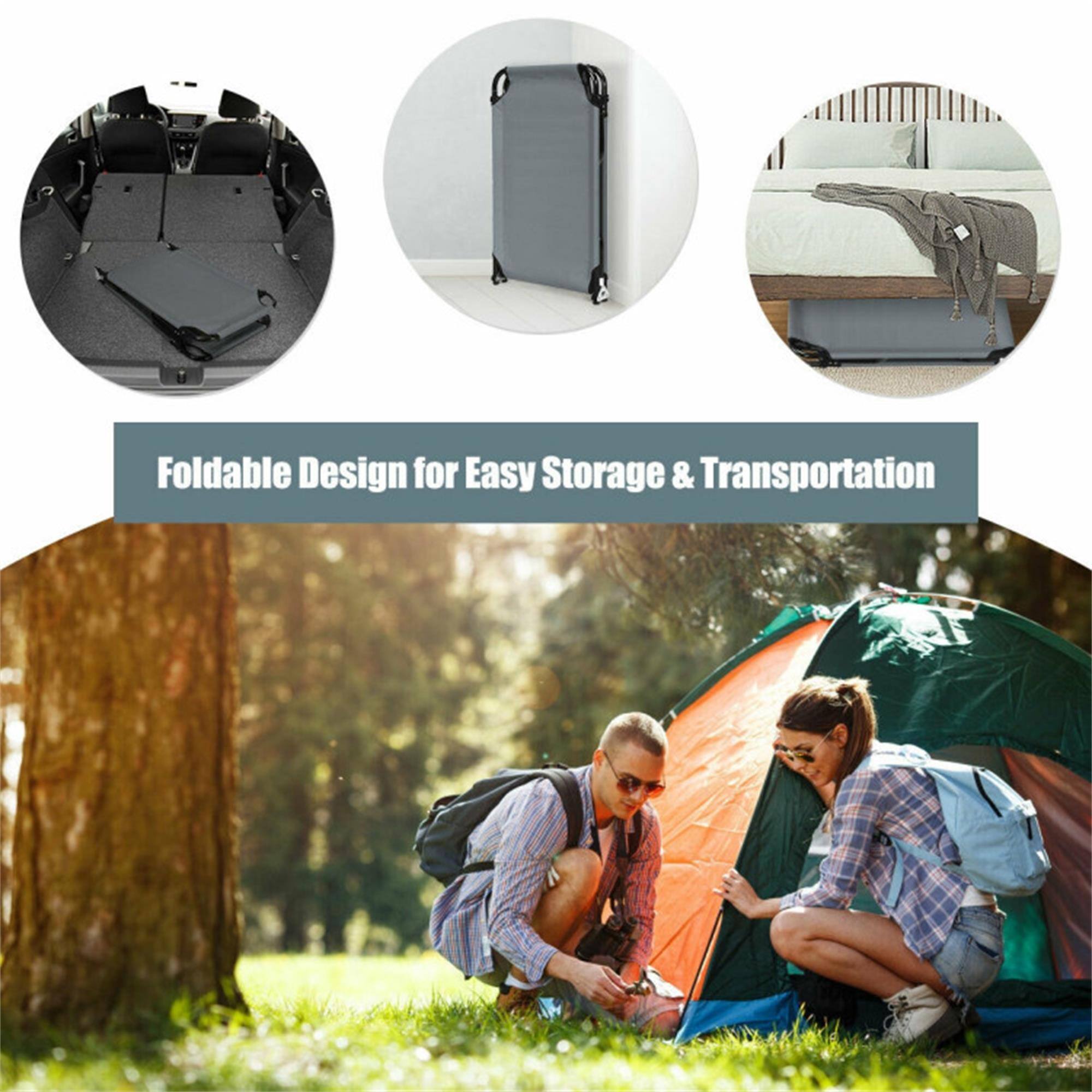 Foldable Design for Easy Storage & Transportation