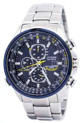 Citizen - Eco-Drive Angels Radio Controlled World Chronograph AT8020-54L Men's Watch - Blue