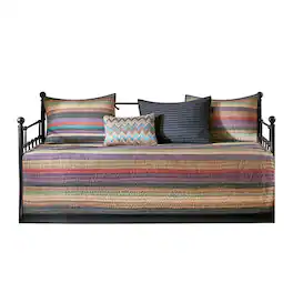 Gracie Mills - Clayton 6 Piece Reversible Daybed Cover Set - Multi