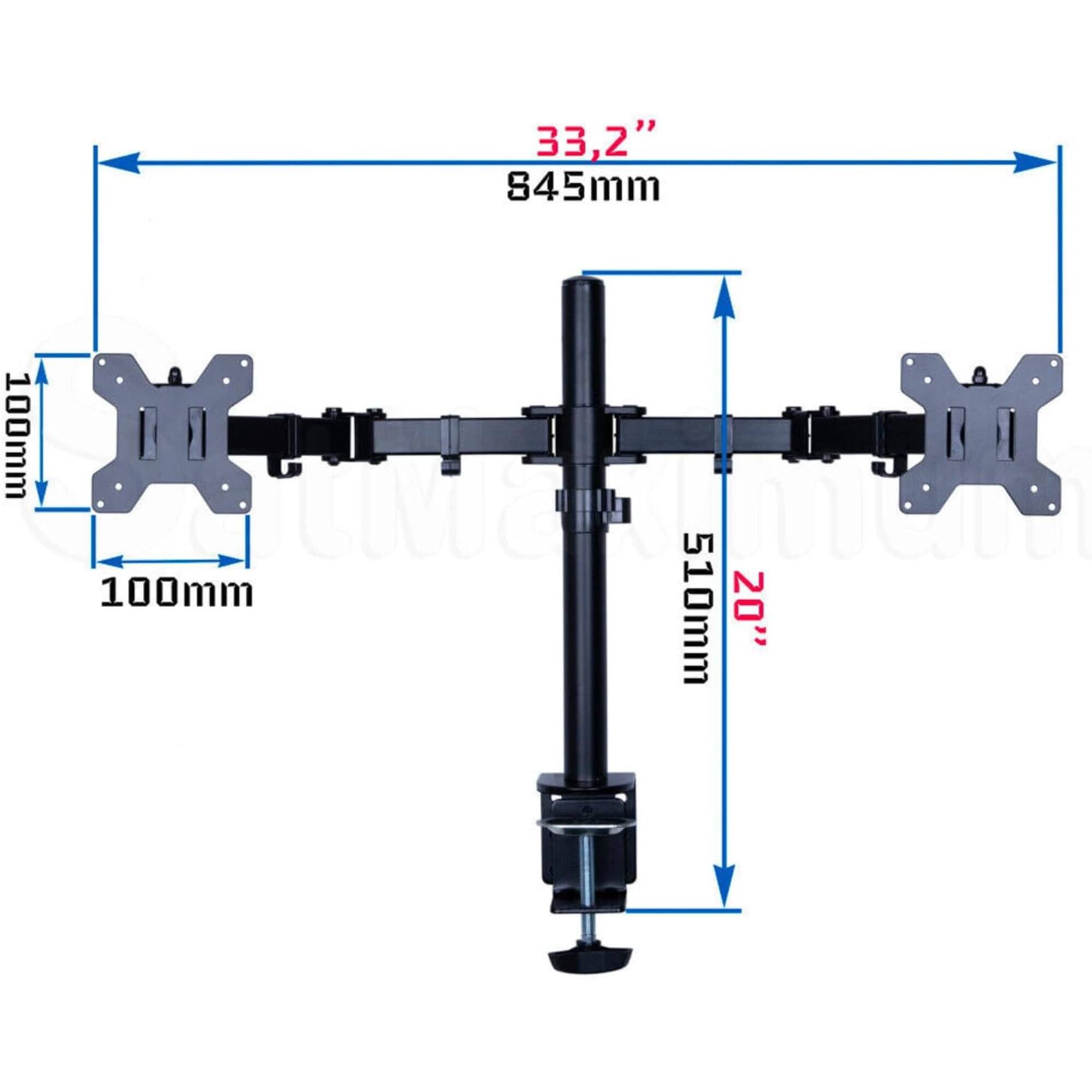 33.2" 45mm 100mm 100mm 510mm 20"