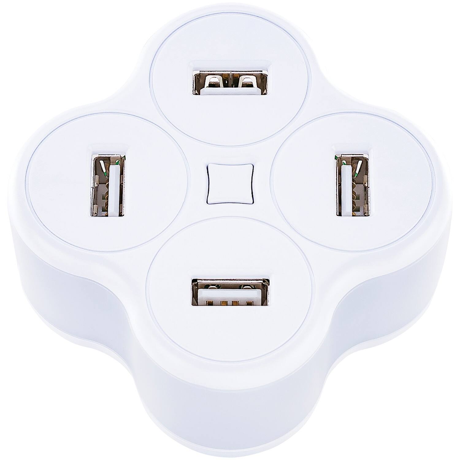 Alt View 6. CyberPower - 4.2-Amp USB Charger - White.