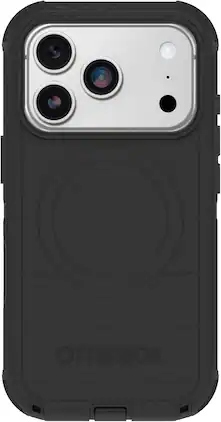 OtterBox - Defender Pro Series MagSafe Case - iPhone 17 Pro - Black