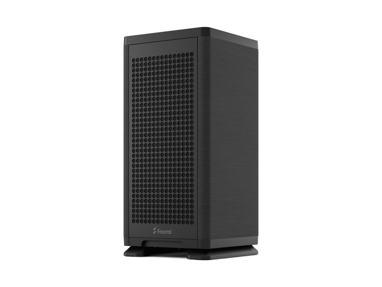 Alt View 7. Fractal Design - Fractal Design Mood Black Mini-ITX Small Form Factor PC Case with PCIe 4.0 Riser - Black.
