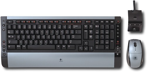 Best Buy: Logitech Cordless Desktop S Keyboard and Optical Mouse 967557-0403