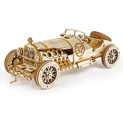 Front. 3D Puzzle - DIY 3D Puzzle - V8 Grand Prix Car - 220pcs.