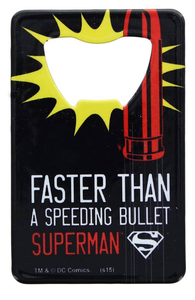 FASTER THAN A SPEEDING BULLET  
SUPERMAN  
TM & © DC Comics.  
(s15)