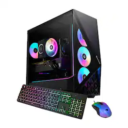 iBUYPOWER - Slate Gaming Desktop - PC Intel Core Ultra 5 250KF Plus, NVIDIA RTX 5060Ti 8GB, 16GB DDR5 RAM, 1TB SSD_SBI5N56T01 - Black