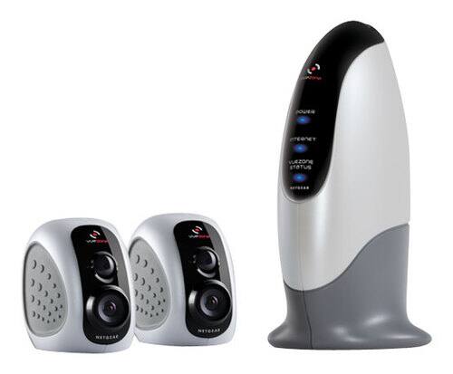 Front Standard. NETGEAR - VueZone 2-Camera Wireless Motion-Detection System.