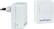 Front. NETGEAR - Powerline 500 Nano Ethernet Adapter Kit - White.