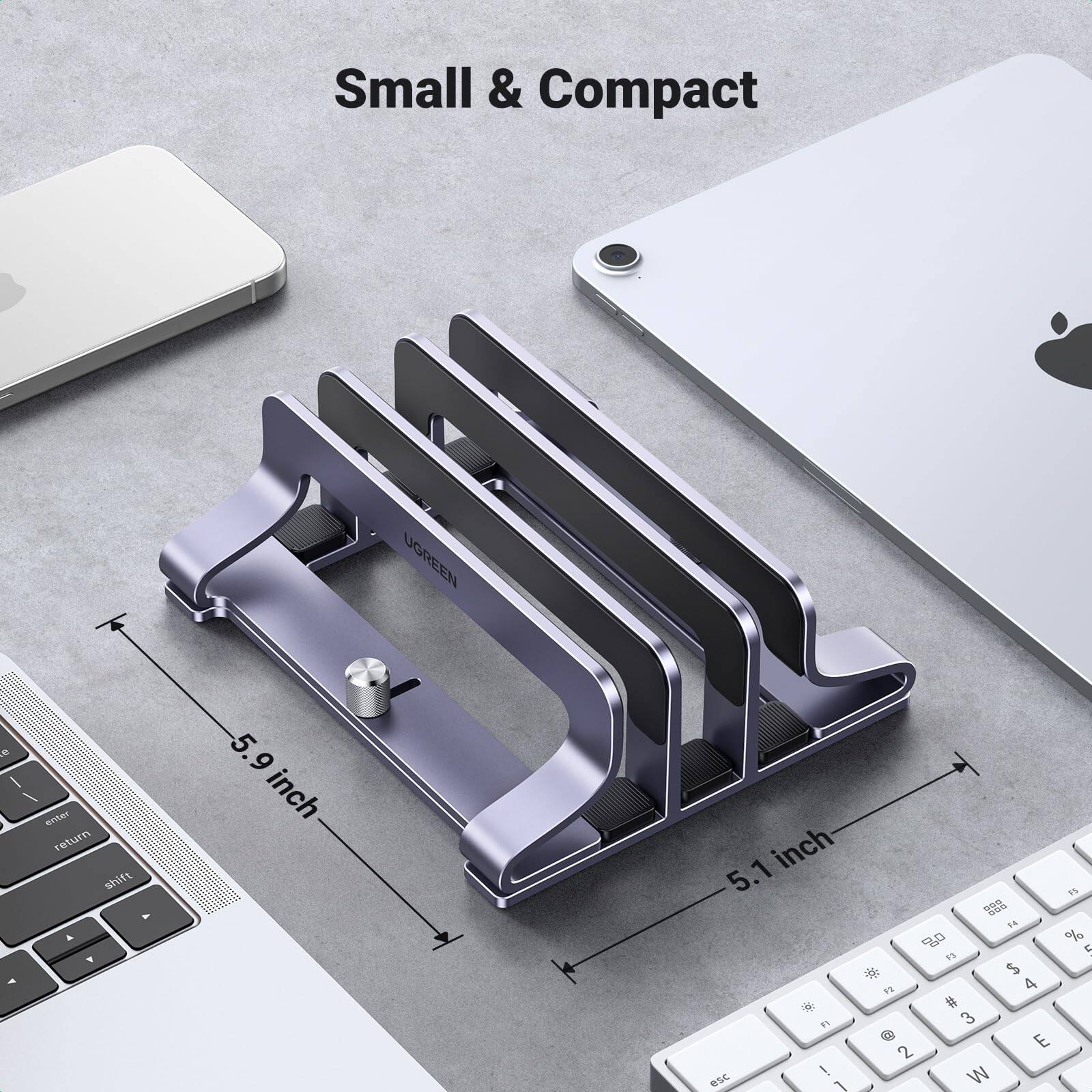 Small & Compact

UGREEN

5.9 inch

5.1 inch