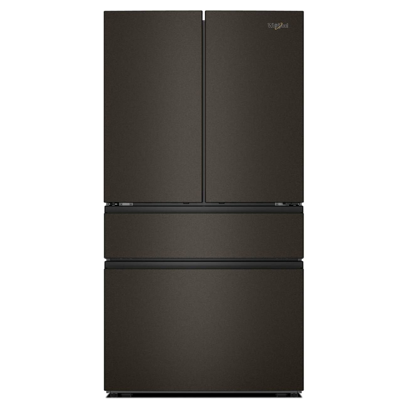 Whirlpool - 36 in. Wide 30 cu. ft. Family-Sized Capacity French Door Refrigerator with Flexible Temperature Drawer - Print Resist Blk Stnlss