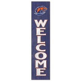 Jardine - Clayton State Lakers 12'' x 48'' Welcome Outdoor Leaner - Blue