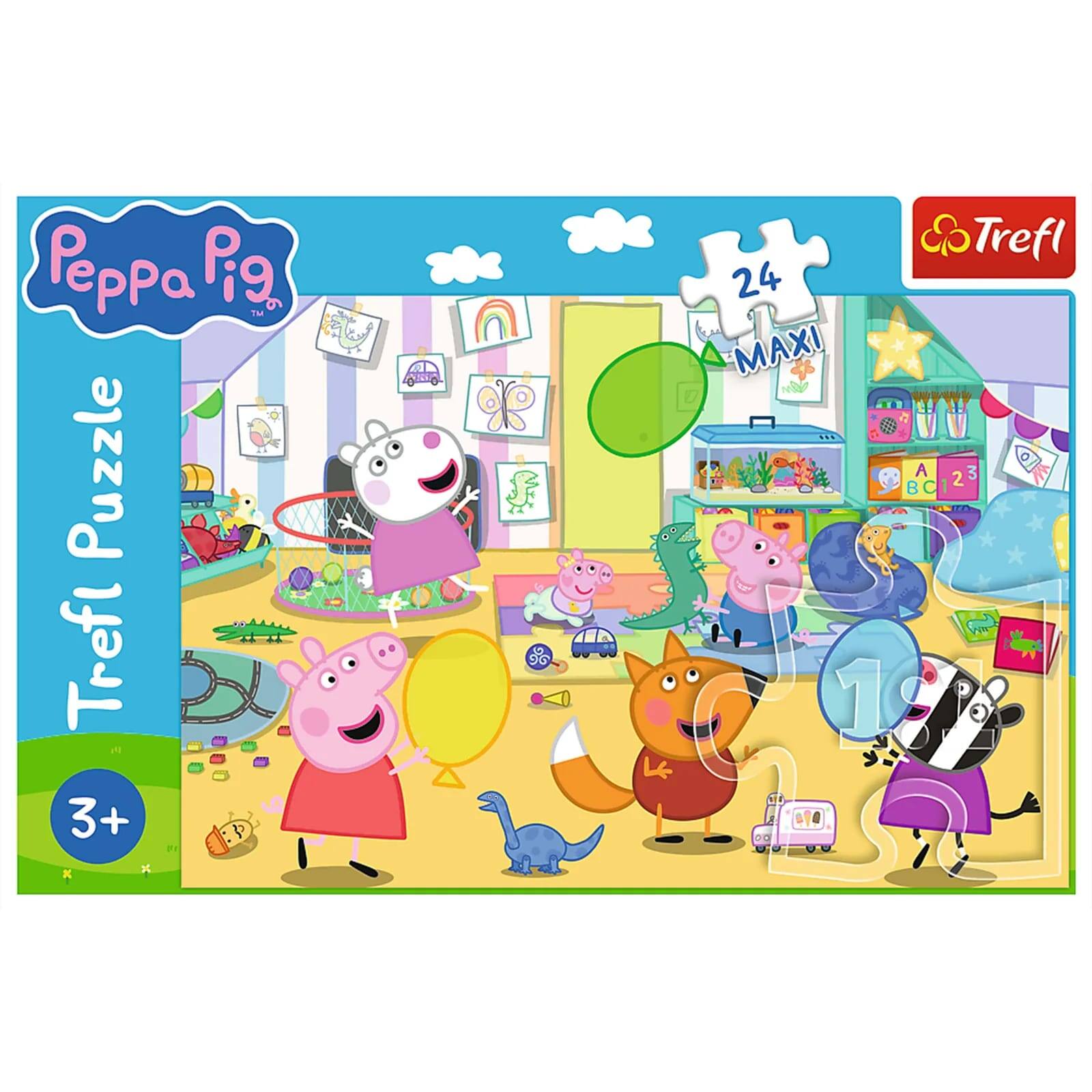 Peppa Pig Trefl Puzzle  
24 MAXI  
3+  
Trefl