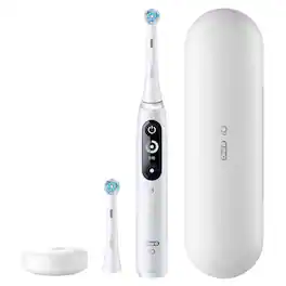 Oral-B - iO Series 7 Connected Rechargeable Electric Toothbrush - White Alabaster