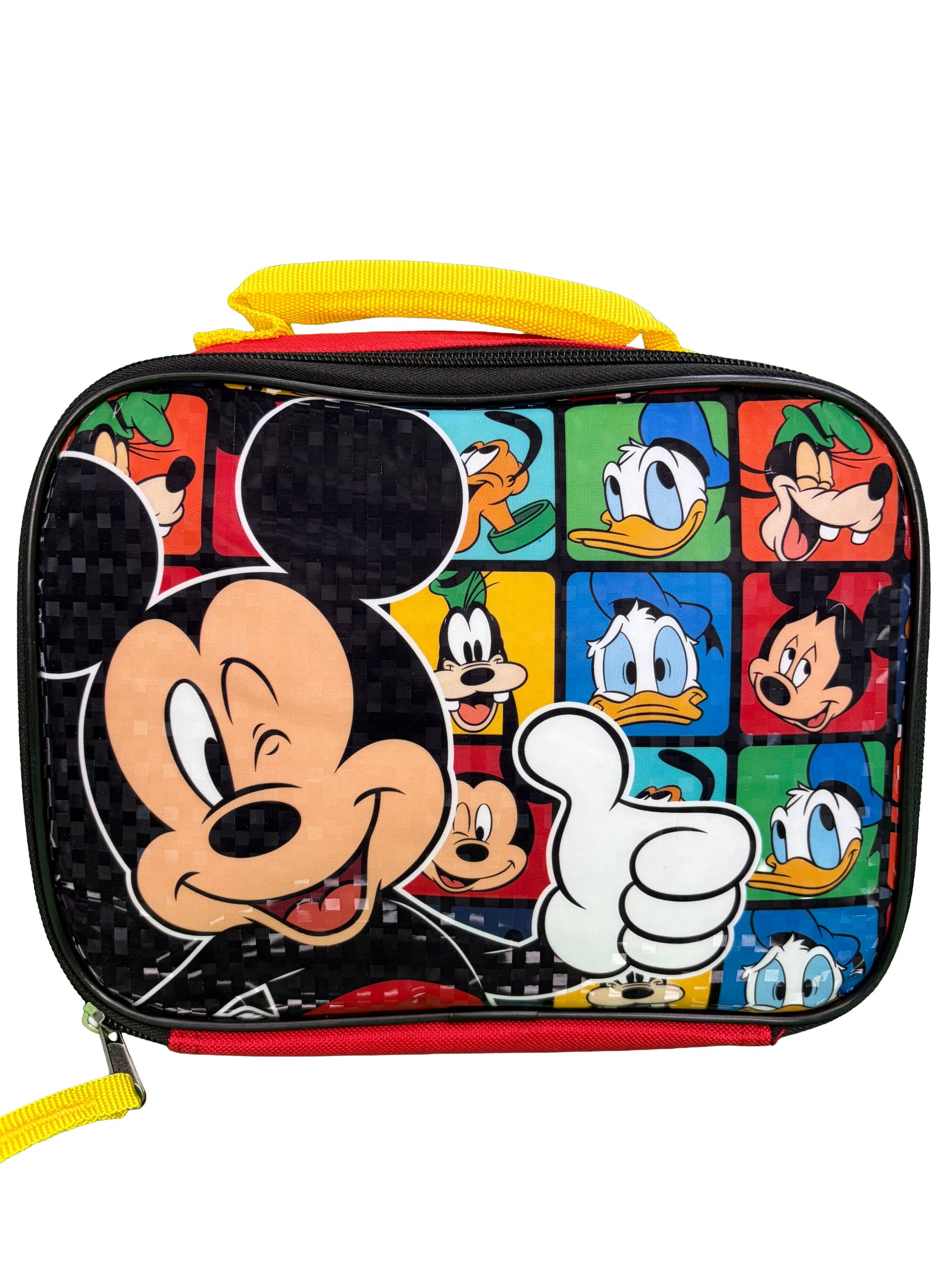 Alt View 5. Disney - Disney Mickey Backpack for School with Rectangular Lunch Bag, for Kids - Assorted Pre-Pack.