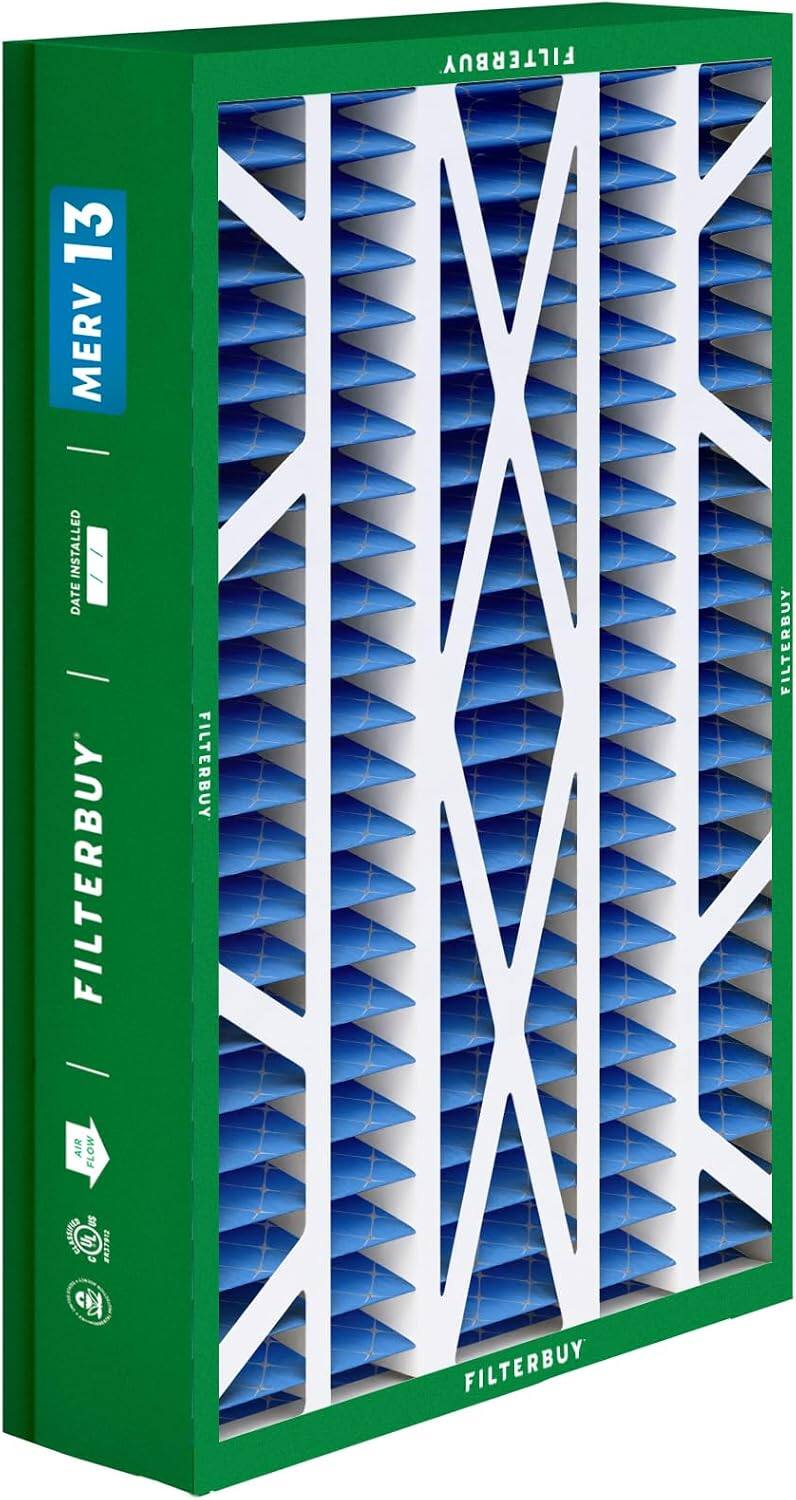 FILTERBUY 13 MERV INSTALLED DATE FILTERBUY - AIR FLOW FILTERBUY FILTERBUY S0 LAMIERD UL D161TE FILTERBUY