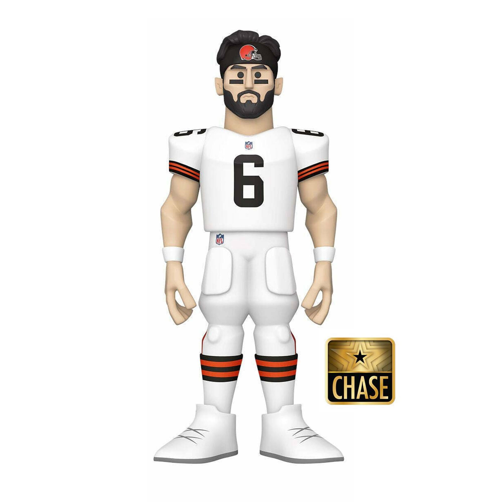 Alt View 1. Funko - Cleveland Browns NFL Funko Gold 12 Inch Vinyl Figure | Baker Mayfield Chase - Gold.