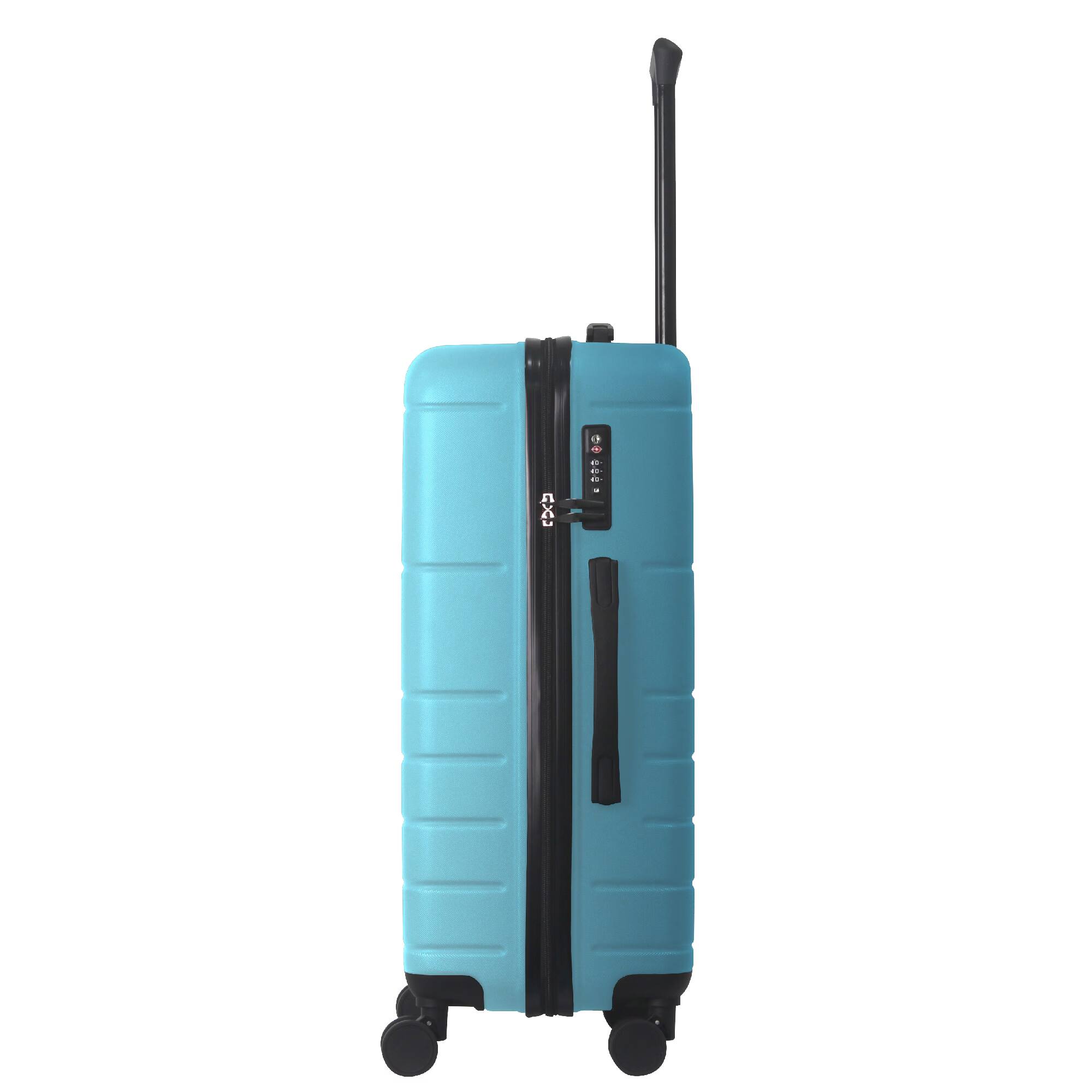 Bestier 3 Piece ABS Hardshell Luggage Set (20”/24”/28”) with TSA