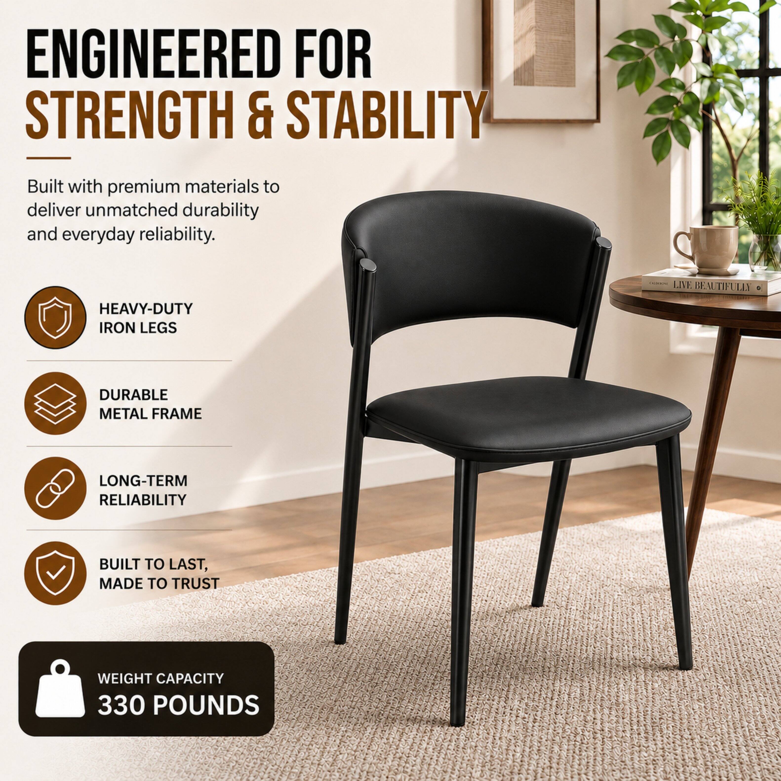 ENGINEERED FOR STRENGTH & STABILITY

Built with premium materials to deliver unmatched durability and everyday reliability.

- HEAVY-DUTY IRON LEGS
- DURABLE METAL FRAME
- LONG-TERM RELIABILITY
- BUILT TO LAST, MADE TO TRUST

WEIGHT CAPACITY 330 POUNDS