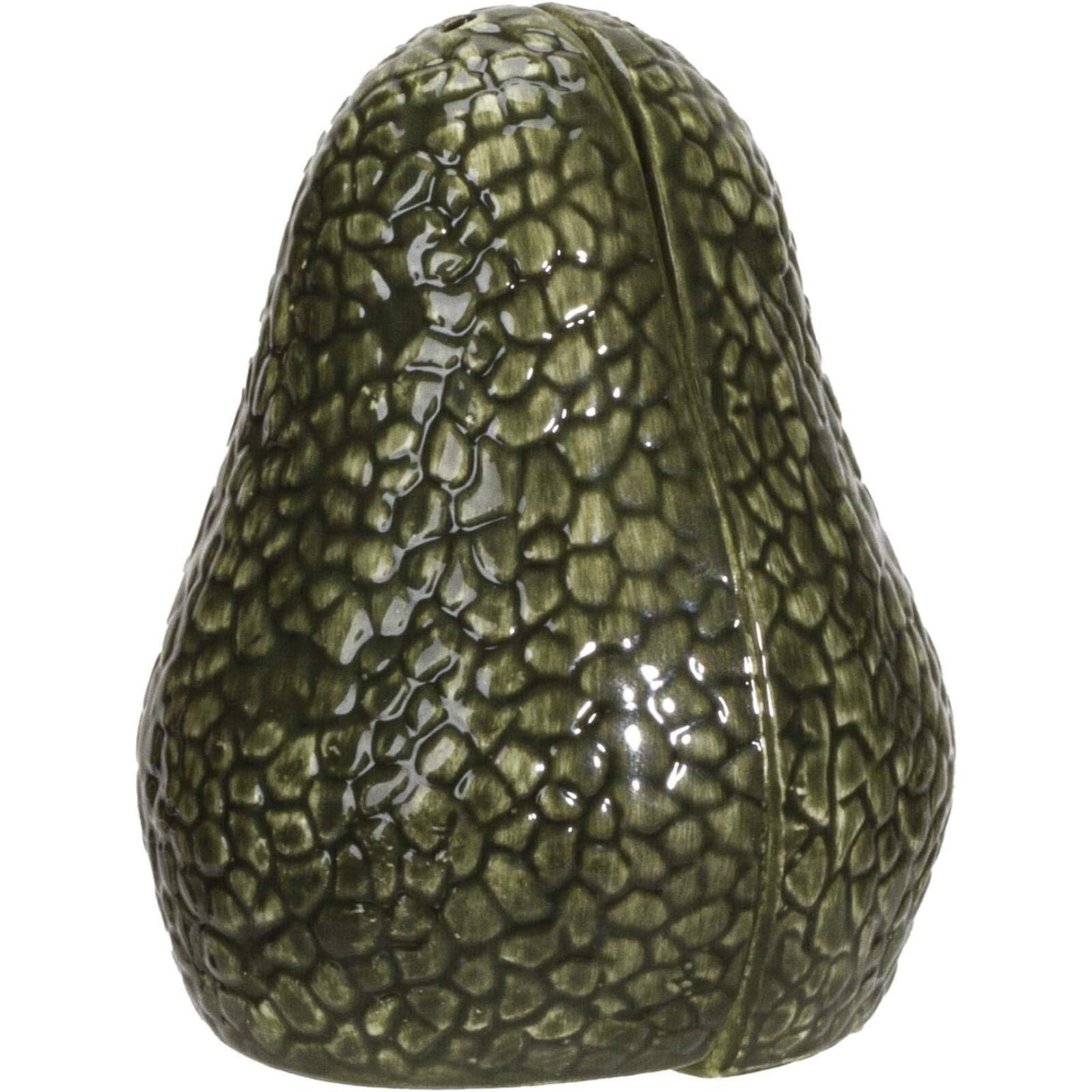 Alt View 1. Pacific Trading - Avocado Ceramic Magnetic Salt and Pepper Shakers Set - Green.