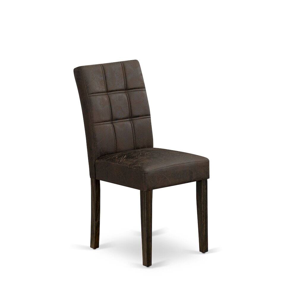 Alt View 1. East West Furniture - 5 Piece Dinner Table Set consists A Kitchen Table - Brown.
