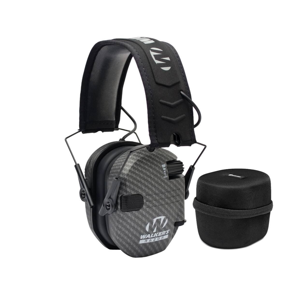 Walkers - Game Ear Razor Muffs ( Dark) with Protective Case - Carbon price history on PriceWatchPro
