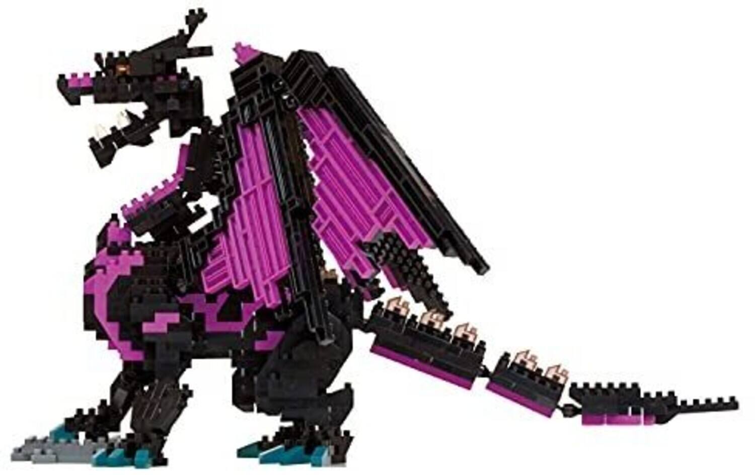 Alt View 1. PopMarket - Nanoblock - Animal Deluxe - Sights to See Series - Dragon Building Kit   - Collectibles - Multicolor.