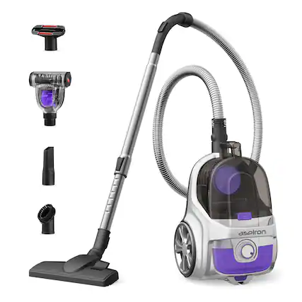 Front. HOMLUX - Lightweight Bagless Vacuum Cleaner Powerful Multi-Surface Upright Vac with Large Dust Cup for Carpet Hard Floor.