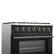 Alt View 5. Forno Appliances - Galiano 5.36 Cu. Ft. Freestanding Gas Range with Convection Oven - Black.